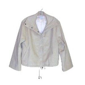 Acoa Jacket with Pockets and Drawstring Bottom Small